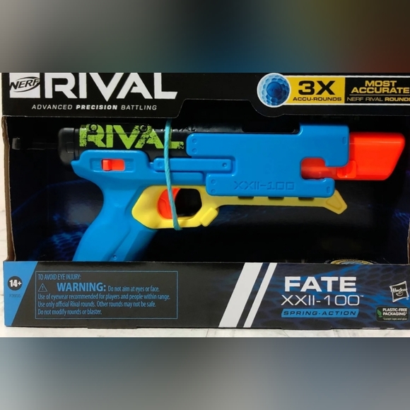 NEW Case Of 2 NERF Rival Fate XXII-100 Spring Action Blaster -15 - Picture 3 of 6